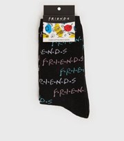 New Look Black Friends Logo Socks